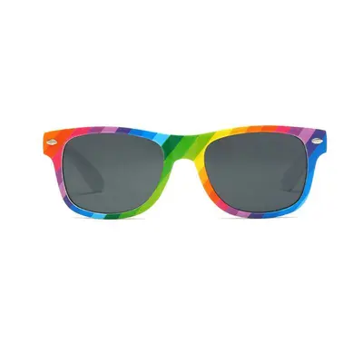 Regenbogen-Dekorations-Sonnenbrille mit optionalem Logo-Aufdruck - 6