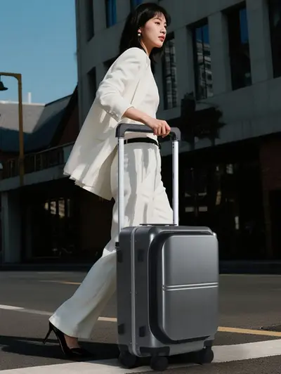 28-Inch Large Capacity Trolley Suitcase with Silent Universal Wheels - 3