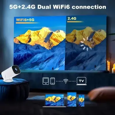 Cross-border home high-resolution projector Bluetooth portable mini 4K micro mobile phone Y5S home cinema projector