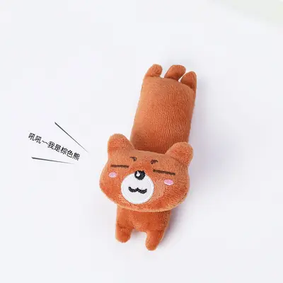 Wholesale of Amazon's most popular short plush assorted cartoon cat toys and cat food ingredients containing catnip.