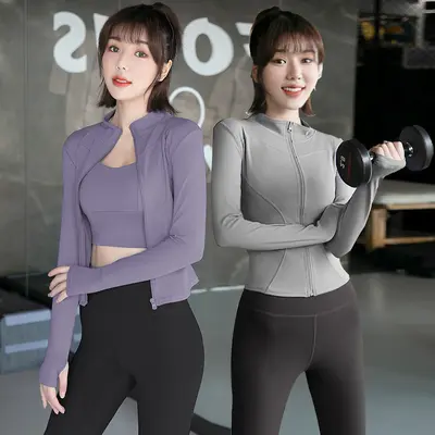 Women's Yoga Set, Leggings and Jacket, Two-Piece - 5