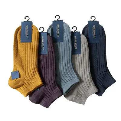 Cotton socks men's socks pure cotton men's boat socks breathable sweat-absorbent deodorant cotton men's socks work comfortable socks - 11