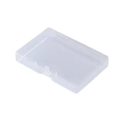 Dikdörtgen PP şeffaf plastik kartvizit kutusu, oyun kartı balıkçılık malzemeleri kart kutusu, yedek parça plastik ambalaj kutusu, kart kutusu.