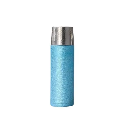 Titanium-Coated Vacuum Insulated Mug with Tea-Water Separation, Hammered - 8