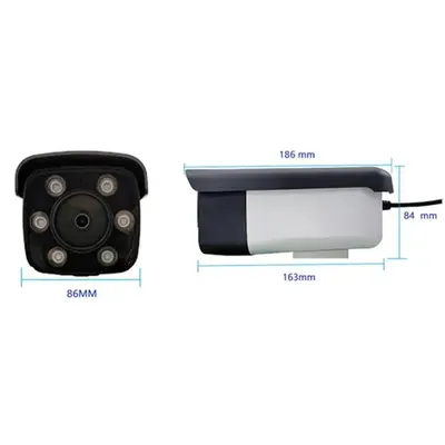 Factory Wholesale 4-Channel POE Power Supply 5MP Outdoor Surveillance Camera Kit Network HD Dual Light Night Vision Recording