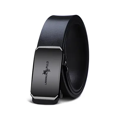 Men's leather belt for young and middle-aged adults, classic business style, versatile belt suitable for daily use, fashionable popular belt for youth. - 7