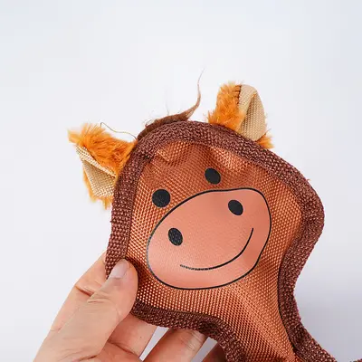 Edge-Stitched Plush Squeaky Dog Toy, Durable Chew Toy for Cats and Dogs