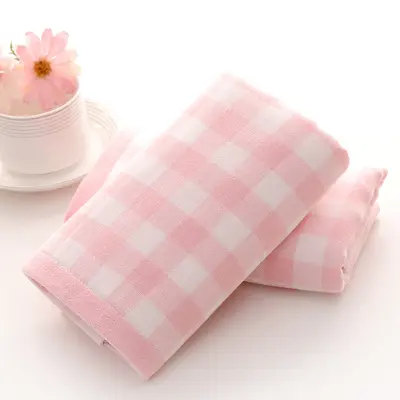 Gaoyang pure cotton checkered towel set, adult - 8