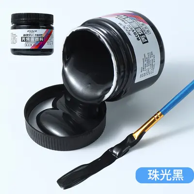Cross-border large jar nacre pigment metallic color set waterproof paint friction gold acrylic paint - 10