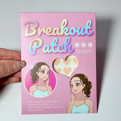 Colorful Pattern Star Hydrocolloid Acne Patches, Wearable Under Makeup - 13
