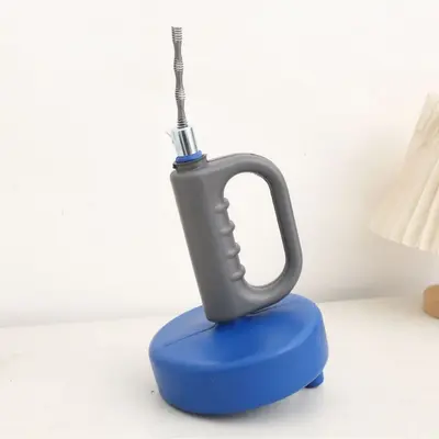 Manual Spring Drain and Toilet Clog Remover - 7