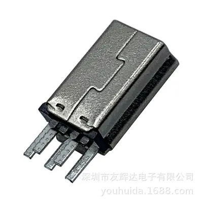 USB Mini 5P erkek konnektör, ultra ince, veri kablosu
