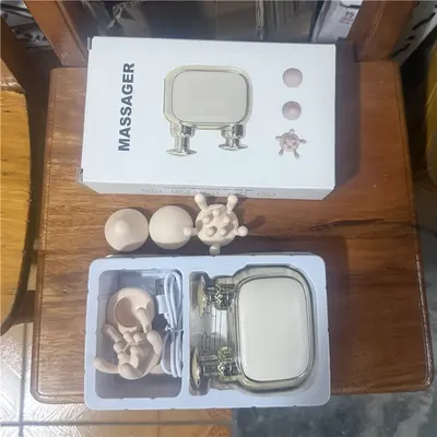 VTT cep tipi mini fasya tabancası, çift başlıklı boyun masaj aleti - 7