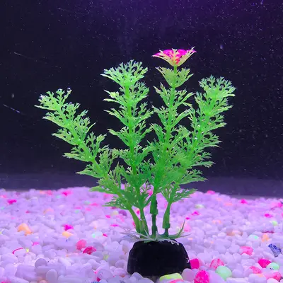 Aquarium Decoration Simulated Artificial Water Plants, Plastic Seaweed - 4
