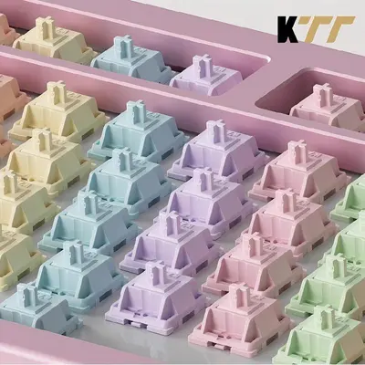 现货KTT康腾特Macaron马卡龙系列线性段落轴机械键盘DIY客制化5脚 - 3