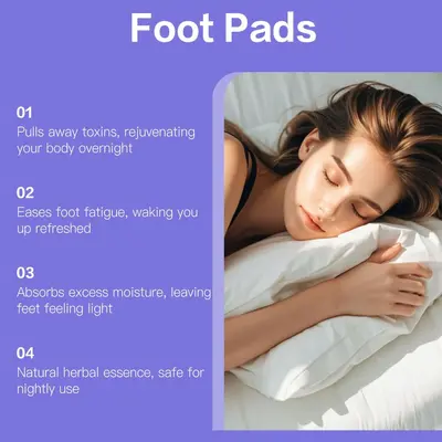 Lavender Bamboo Vinegar Foot Pads, High Quality - 3