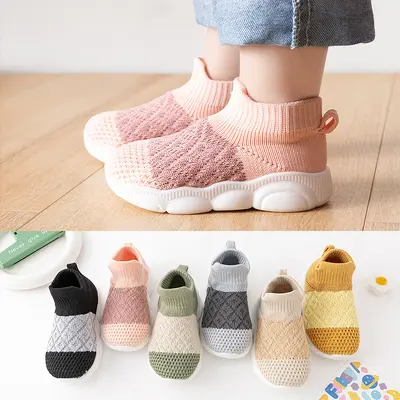Lauflernschuhe für Babys, rutschfeste weiche Sohle, Frühling und Herbst