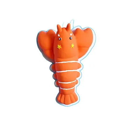 Cross-border Bestseller Pet Latex Squeaky Toy Simulated Lobster Marine Animal Toy Dog Boredom Relief Chew Toy