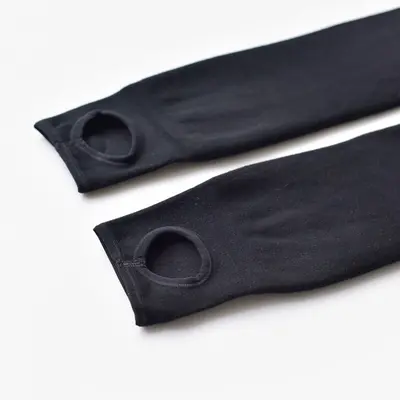 Fleece-Lined Maternity Tights with Adjustable Belly Support - 11