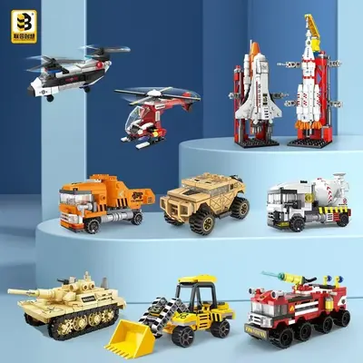 LEGO-Compatible Building Block Set, Small Parts Educational Toy for Kids - 4