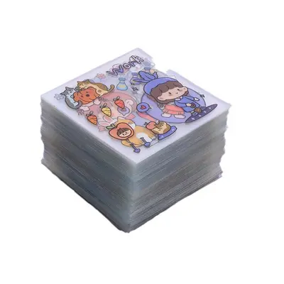 200 Adet Sevimli Karikatür El Defteri Sticker Seti, Su Geçirmez