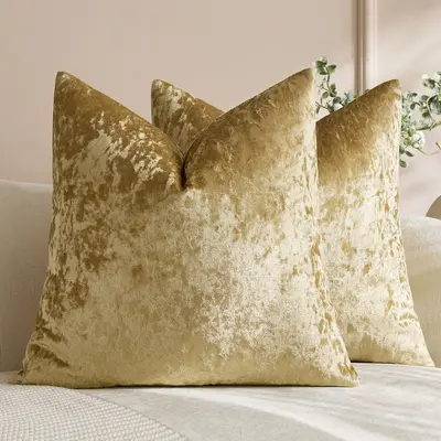 Sınır ötesi çok satan kadife düz renk yastık kılıfı, modern sade stil kumaş kanepe minder kılıfı (içi dolgu yok).