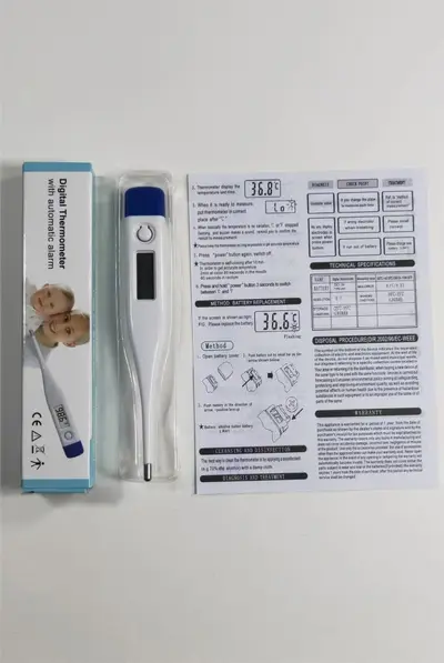 LCD Electronic Digital Thermometer for Babies and Adults - 8