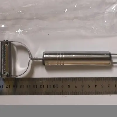 Paslanmaz çelik üçü bir arada soyucu, sebze ve meyve bıçağı - 8
