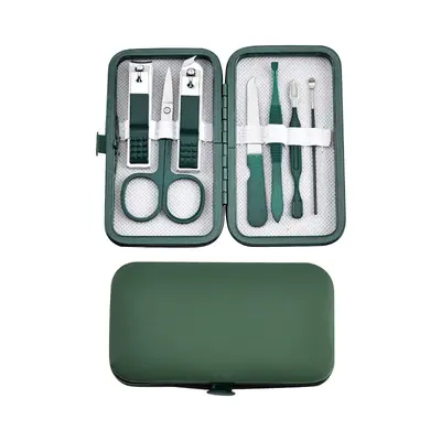 18-Piece Manicure Tool Set, Dark Green - 7