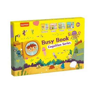 Bebek Sessiz Kitabı Cırtcırtlı Montessori Erken Eğitim Özelleştirilebilir