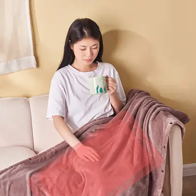 USB Electric Blanket 5V, Single Portable Heated Throw - 4