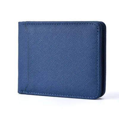 Men's Short Wallet, Large Capacity with Multiple Card Slots, PU Leather - 6