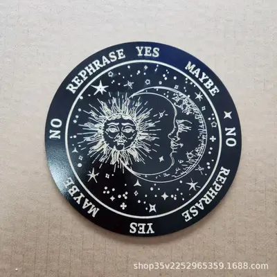 Ahşap sarkaç disk kavak enerji kurulu ahşap oyma el sanatları ev meditasyon süsler askı süsleri