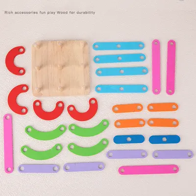 Number Letter Shape Interlocking Building Blocks for Ages 3-6 - 5