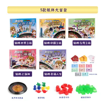 Monopoly World Tour China Tour Board Game Chess Entertainment Toy