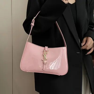 Women's Crossbody Bag, Textured High-Quality Fabric, Everyday Shoulder Bag - 5