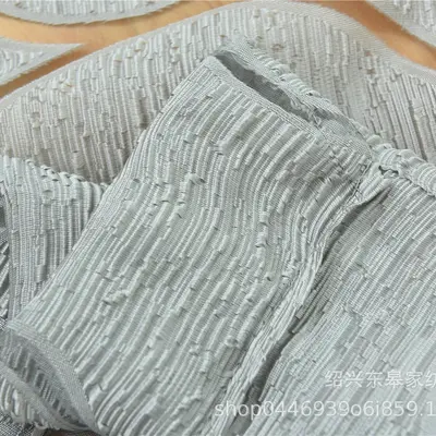 Hollow-Cut Leaf Pattern Ready-Made Curtain for Living Room and Bedroom