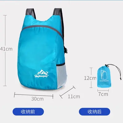 Faltbarer Mehrzweck-Rucksack, ultraleicht, tragbar