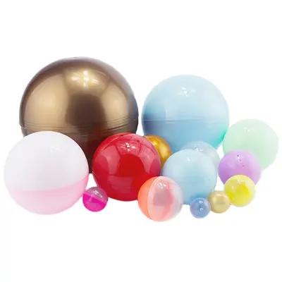 Transparent Plastic Gashapon Capsule, 28-160 mm, Refillable Empty Shell