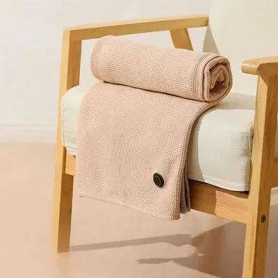 USB Graphene Heated Shawl Blanket with Three Heat Levels - 11