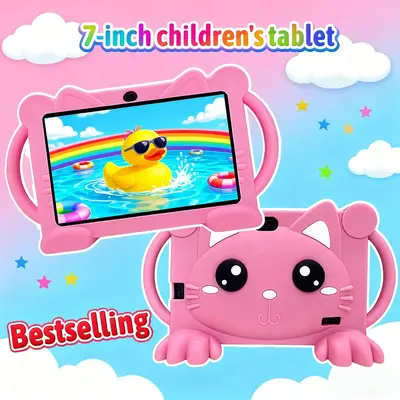 Çocuk Tablet 7 İnç Tablet 2-10 Yaş Çocuklar İçin Eğitim Öğrenme İngilizce Google - 7