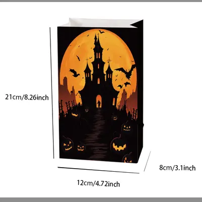 Halloween Personalized Kraft Paper Gift Bag