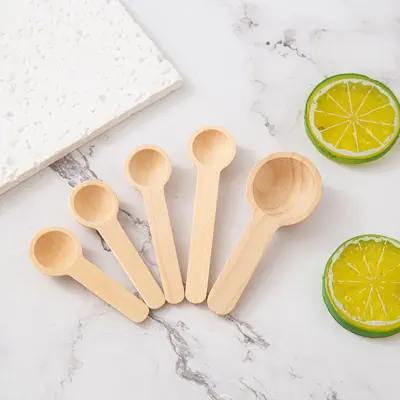 Mini lotus tahta kaşık, küçük tahta kaşık, çocuk küçük tahta kaşık, ilaç tozu kaşığı, tahta kaşık, karıştırma kaşığı, bal kaşığı, kahve çekirdeği ölçüm kaşığı