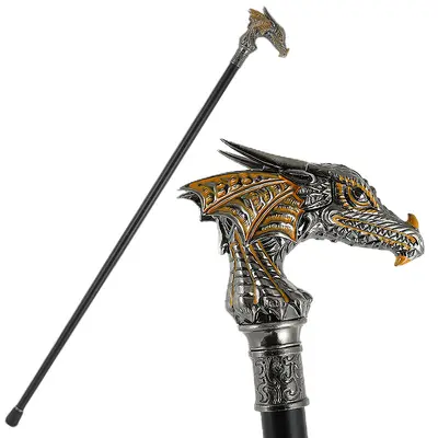 Luxury Metal Gentleman Cane with Non-Slip Tip for Seniors and Stage Use - 8