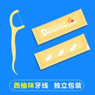 Individually Packed Single-Use Dental Floss Picks - 13