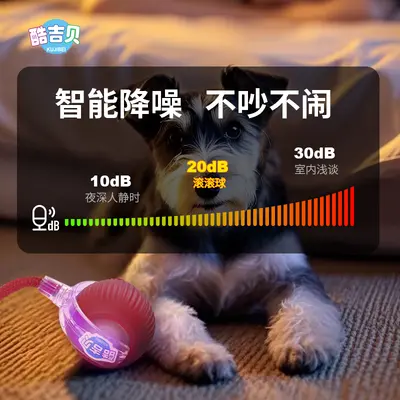 Automatic Dog Ball Toy, Chew-Resistant, for Small Dogs - 4
