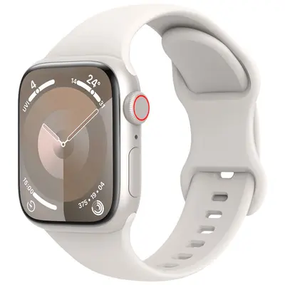 Силиконовый ремешок для Apple Watch с застежкой-бабочкой, совместимый с Apple Watch 10, с застежкой в виде восьмёрки, оптом, в наличии