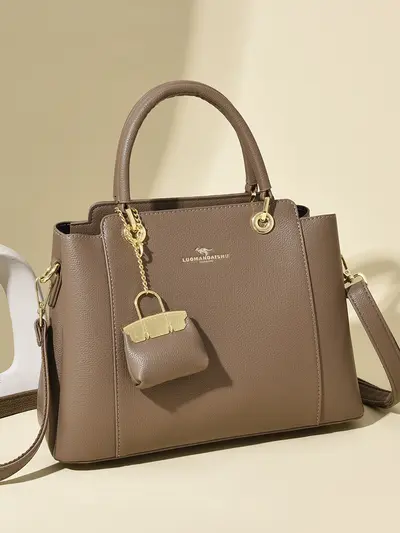 Women's Handbag, Large Capacity, Single Shoulder Strap - 6