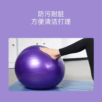 PVC Kalın Mat Yoga Topu 55 cm 65 cm 75 cm Fitness Topu - 4