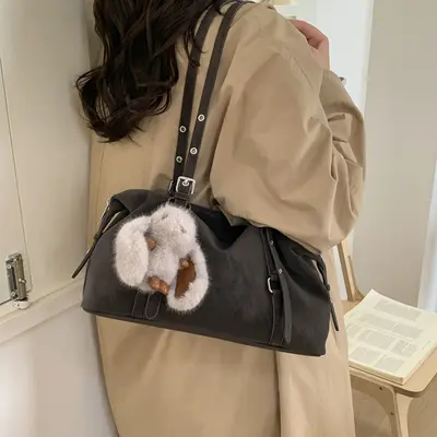 Retro Minimalist Large Capacity Women's Tote Bag - 3